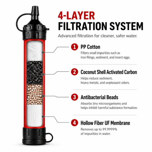 Blackout Water Survival Straw (Upgraded Version [year]) - Official Retailer (Copy)